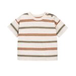 CAMISETA | RAYAS VERDE Y OCRE