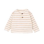 CAMISETA RAYAS | OCRE