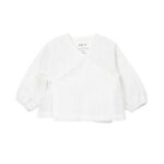 CAMISA CRUZADA MUSELINA | BLANCO