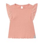 Camiseta mangas bordadas l MELOCOTÓN