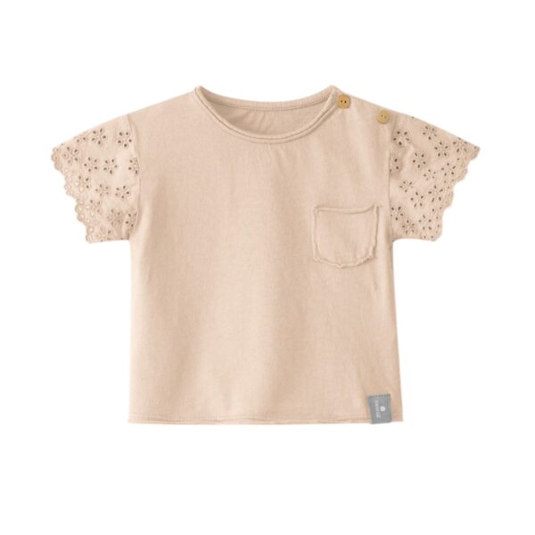 Camiseta troquelada baby | Rosa
