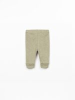 LEGGINGS RIB FLAME KHAKI TEXTURE - Imagen 3