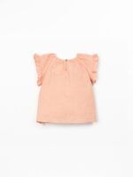 CAMISETA VOLANTES TÚNICA | TULIP CORAL - Imagen 2