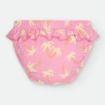 BAÑADOR PAÑAL NIÑA PALMERAS ROSA - Imagen 2