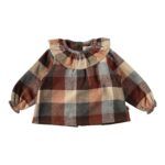 Blusa cuadros afelpada