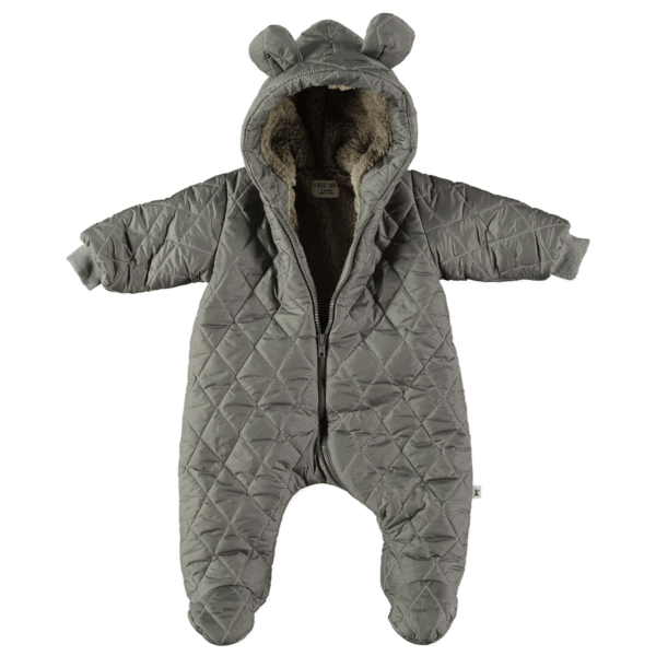 Mono acolchado peluche | Gris