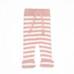 Pantalón punto canalé ALEX - Rose Cream