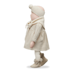 Vestido polar rayas ESTELA | BEIGE - Imagen 3