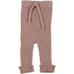 Pantalón punto canalé JACOB - Pale Rose