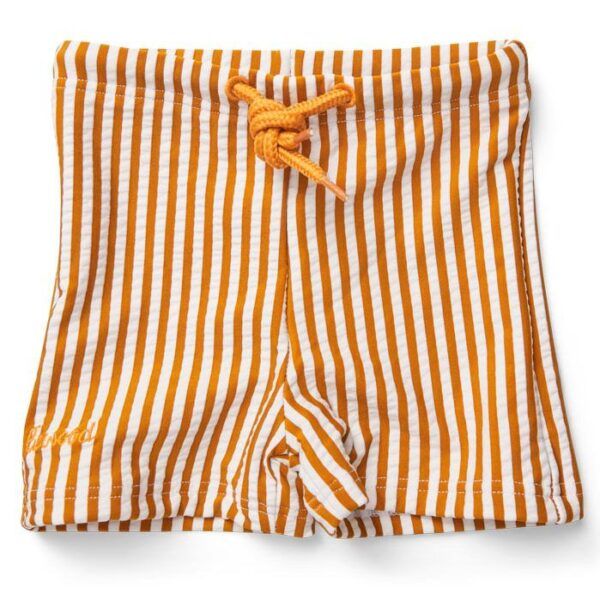 Bañador niño Otto Seersucker - Stripes Mustard