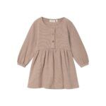 Vestido canalé KIDS | Rosa antiguo