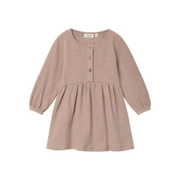 Vestido canalé KIDS | Rosa antiguo