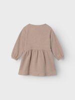 Vestido canalé KIDS | Rosa antiguo - Imagen 5