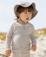 Conjunto bañador UPF 50+ | CAMI ML STRIPE LAGOON - Imagen 4