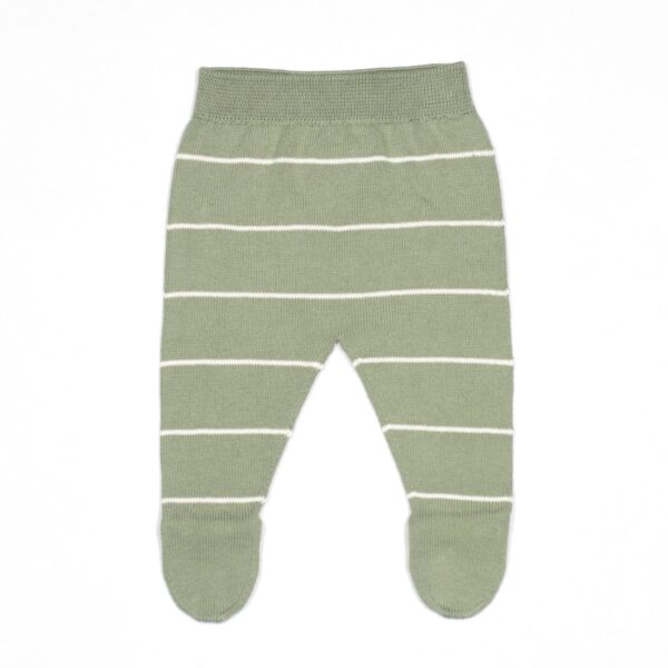 Polaina punto RAY rayas - Mint Cream