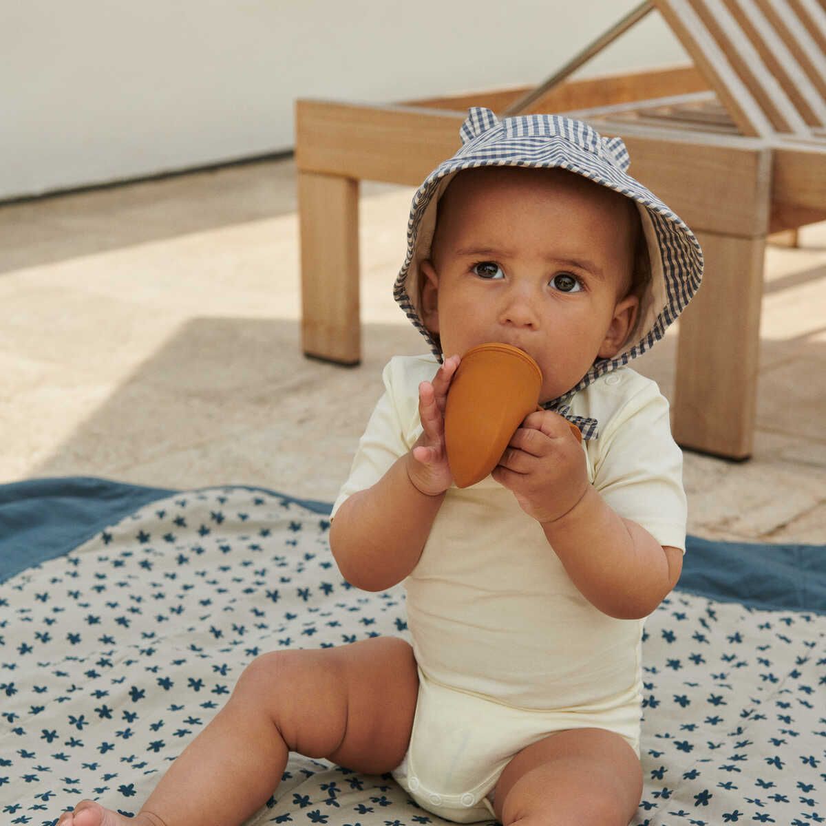 Gorro RAE - Whale blue/Sandy - Imagen 4