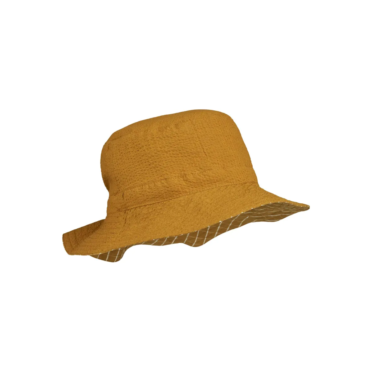 Gorro reversible SANDER – Golden caramel/White - Imagen 2