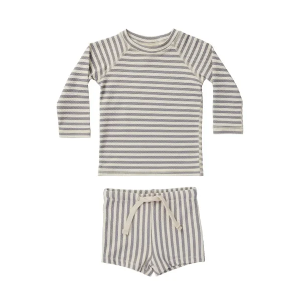 Conjunto bañador UPF 50+ | CAMI ML STRIPE LAGOON