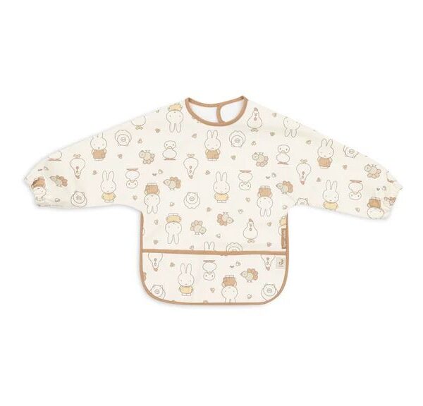Babero impermeable con mangas Miffy Family Farm