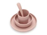 Vajilla 4 piezas silicona - Pale Pink