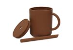 Taza con pajita silicona - Caramel - Imagen 3