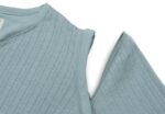 Saco dormir mangas extraíbles - VERANO 70cm ROUND | AJOUR - Sea Green - Imagen 6