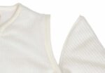 Saco dormir mangas extraíbles - NEWBORN 60cm ROUND | RIB - Ivory - Imagen 7