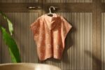 Poncho toalla reversible TERRY | JACQUARD - Flower - Imagen 2