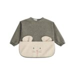 Babero con mangas Topito Poppy Musgo