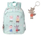 Mochila mediana + llavero | The Three Little Pigs