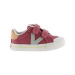 Zapatilla lona velcro | TRIBU BASKET TIRAS - Fresa