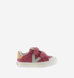 Zapatilla lona velcro | TRIBU BASKET TIRAS - Fresa - Imagen 4