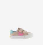 Zapatilla lona velcro | TRIBU BASKET TIRAS - Rosa - Imagen 2