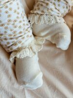 Calcetines | Glitter & Ruffles - Crema - Imagen 2