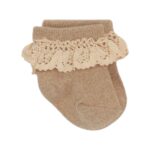 Calcetines | Glitter & Ruffles - Marrón
