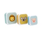 3 Cajas Almuerzo | Animal Friends