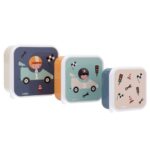 3 Cajas Almuerzo | Speed Racers
