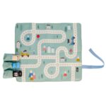 Juego mantel con circuito menta + 3 coches