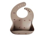 Babero Silicona Anticaída MUSHIE- Safari Tan
