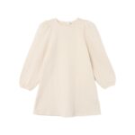 Vestido acolchado zigzag GIANNA KIDS | Crema