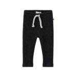 Legging tupido canalé | Negro