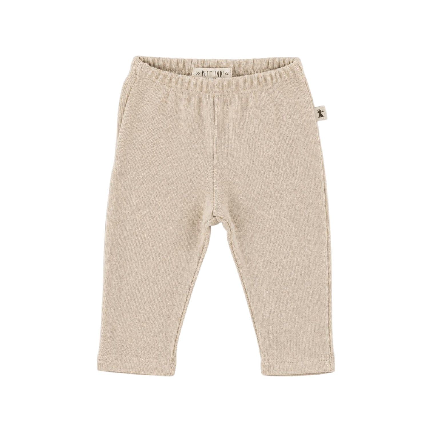 ROPA-bebe-ni%C3%B1os_10 Legging afelpado Kids | Beige - Imagen 1