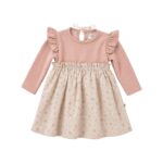 Vestido polar l ROSA FALDA FLORES