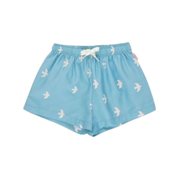 Bañador BIRDS | Washed blue/light cream