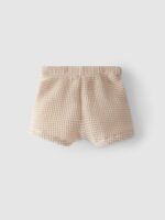 Pantalones cortos pull-up de tejido waffle | Nude - Imagen 2